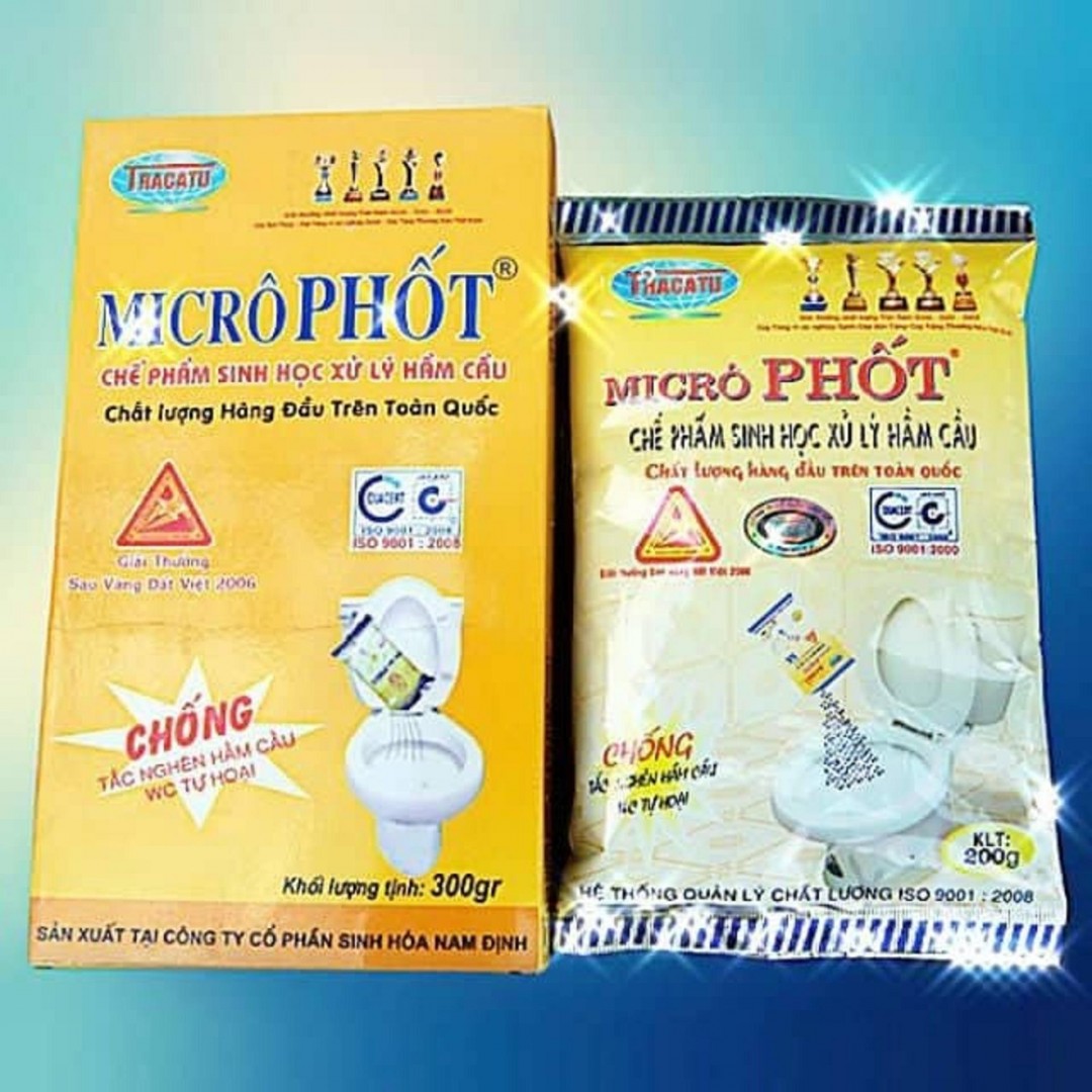 Men vi sinh bồn cầu Micrôphốt