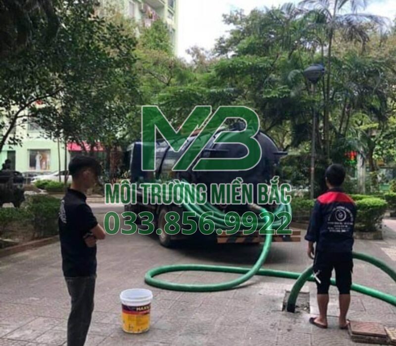 Hút bể phốt chung cư tại khu vực Ba Đình 