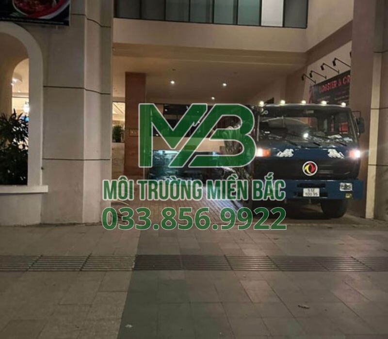 Hút bể phốt tòa nhà chung cư tại Ba Đình 